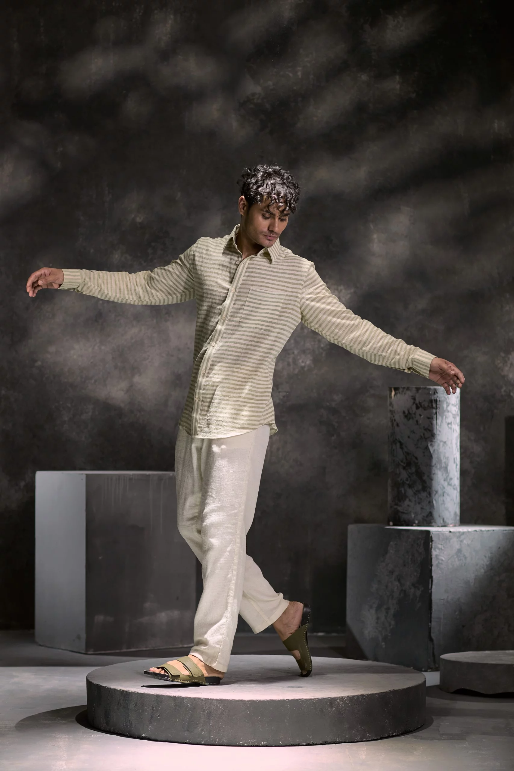 FERN HANDWOVEN COTTON SHIRT - Image 5