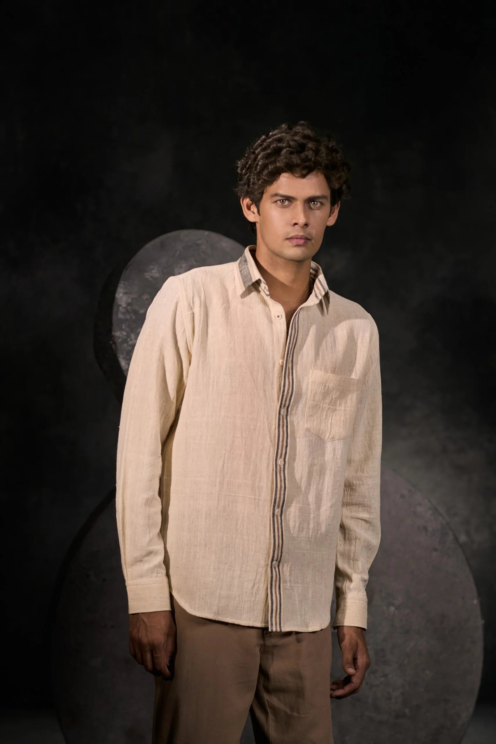 OAK HANDWOVEN ORGANIC KALA COTTON SHIRT